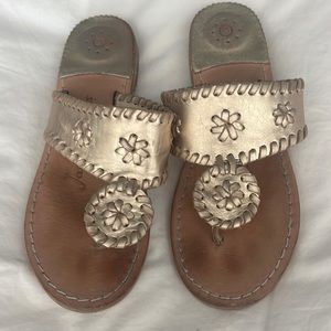 Gold Jack Rogers Sandals girls size 1